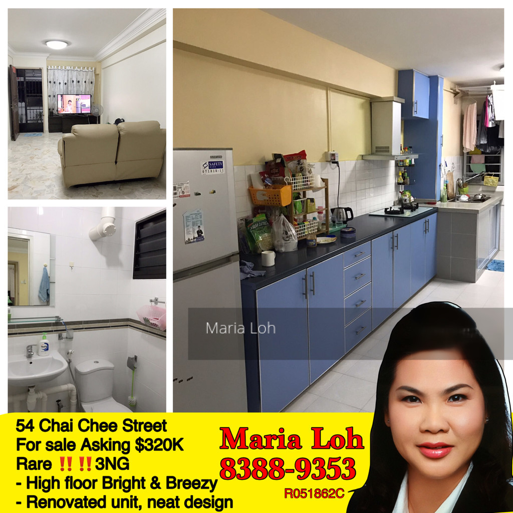 Blk 54 Chai Chee Street (Bedok), HDB 3 Rooms #132327842